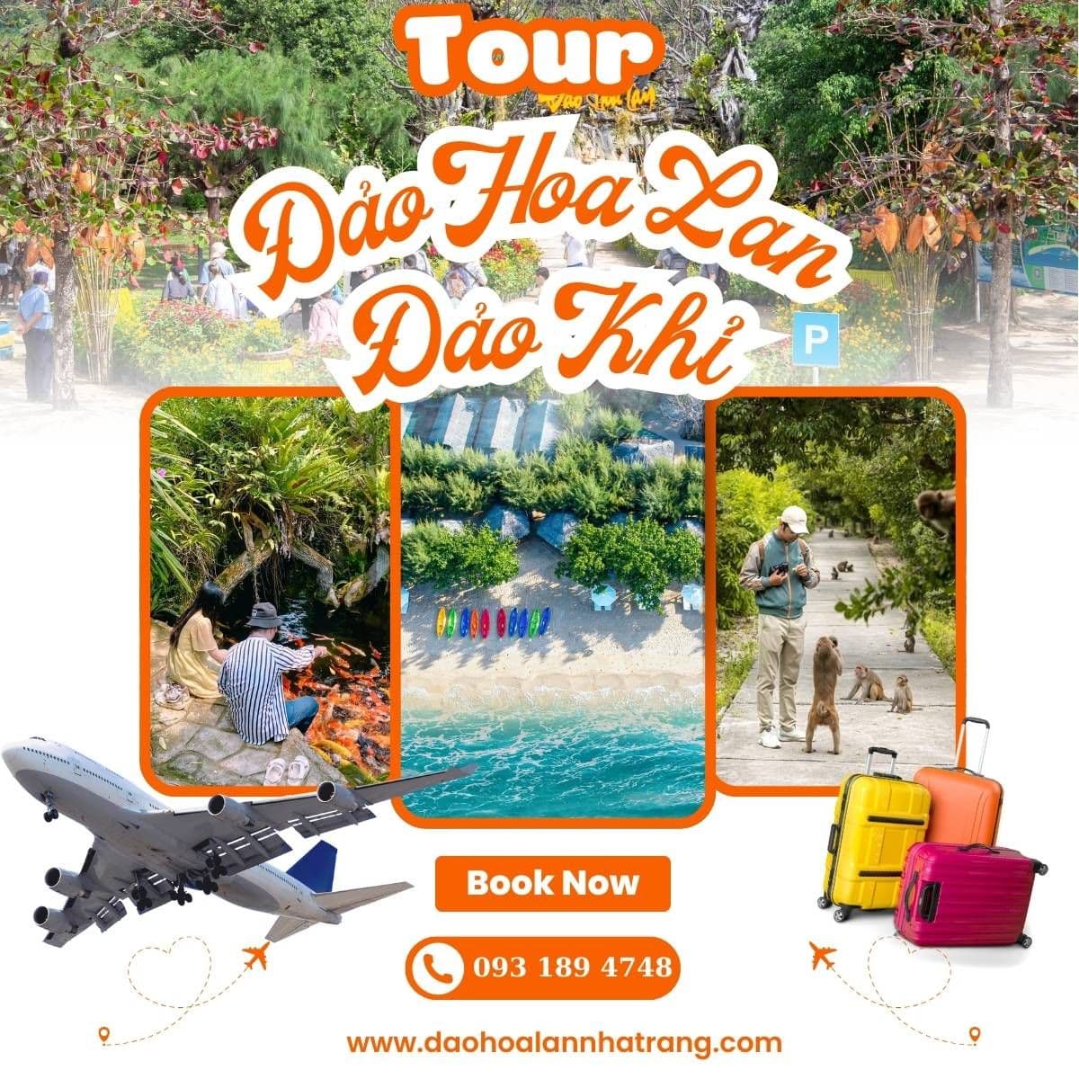 Tour Đảo Hoa Lan Đảo Khỉ Nha Trang
